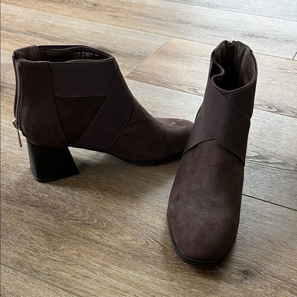 Anne Klein Shoes - Anne Klein Brown Ankle Boots